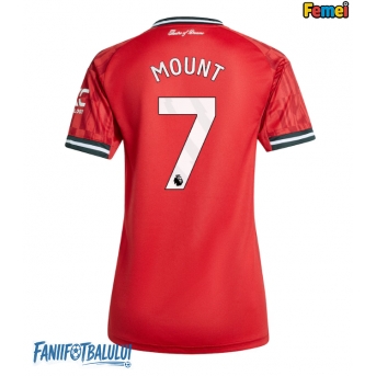 Manchester United Mason Mount #7 Tricou Fotbal Replică 2025-26 Femei Acasa